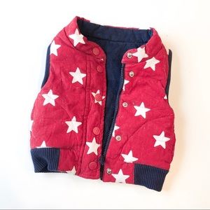 Toby Tiger Star Vest - Reversible